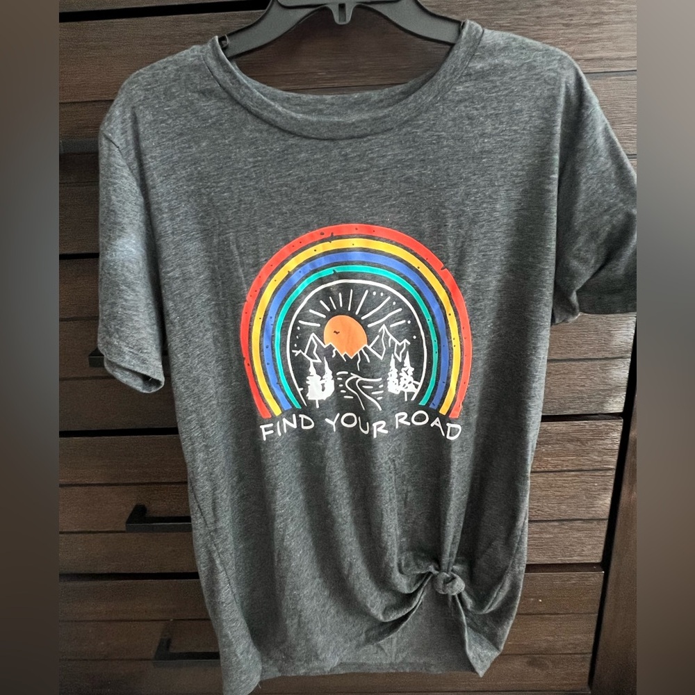 Gray women’s Graphic T-Shirt